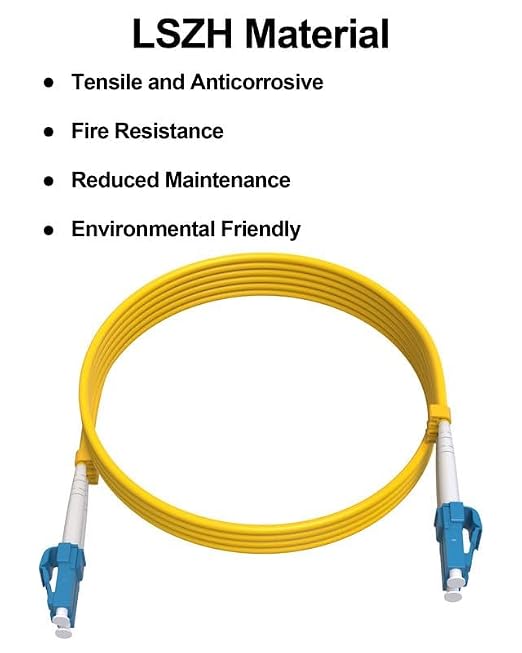 1M LC to LC Single Mode Fiber Patch Cable, 10 Pack OS2 LC to LC Fiber Patch - Image 8