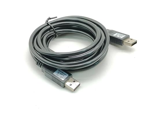USB 2.0 Male to Male Null Modem Cable, 2.5 Meters, FTRS232RL Chip, USB NMC-2.5M by Unknown