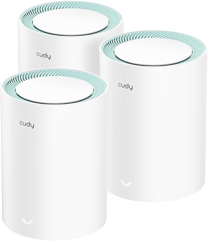 Cudy Dual Band AX1500 WiFi 6 Mesh Wi-Fi System, Replaces Routers and Extenders by Cudy