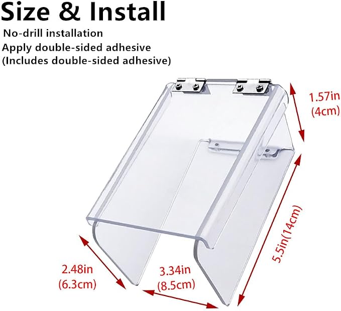 Weatherproof Flip-Cover for Smart Door Locks & Keypads - Image 2