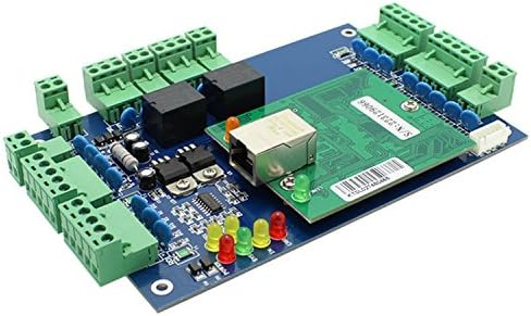 MENGQI-CONTROL TCPIP 2 Doors Magnetic Lock(600LBS) Access Control Systems Request to Exit Detector Motion Sensor 110V Metal Power Supply Box+Card & Fobs