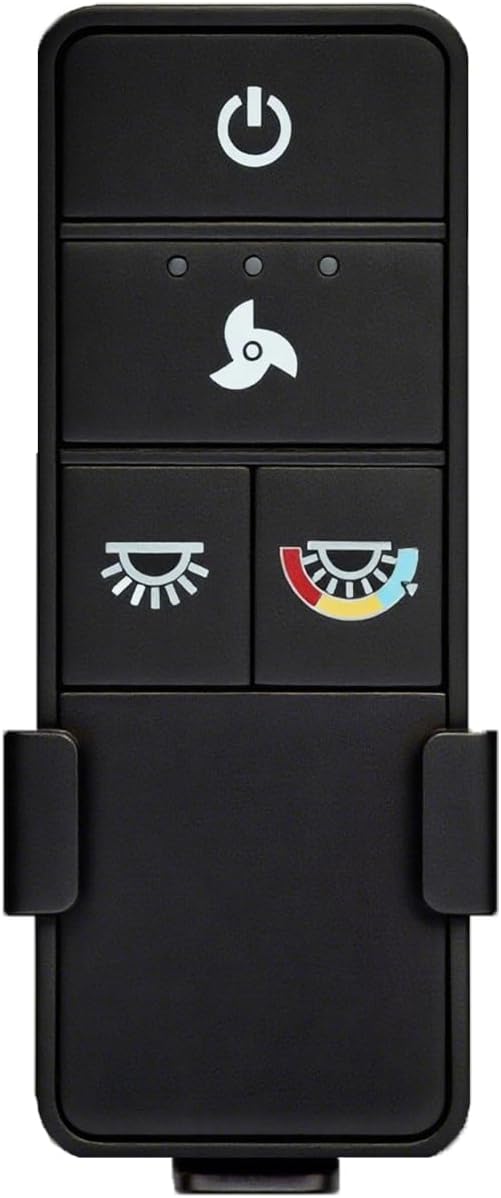 TX028C-S Ceiling Fan Remote Control for Hampton Bay - 3 Speed, Light Dimmer Compatible with TX028C-S, A25-TX028C, A25TX028CS