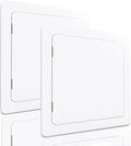 Morvat Access Panel 12x12 Inch for Drywall & Ceiling with Door, Heavy-Duty Durable ABS Plastic & Easy Install Access Box, Wall Hole Cover Plate for Plumbing & Electrical Cables & Wiring, White, 2 Pack