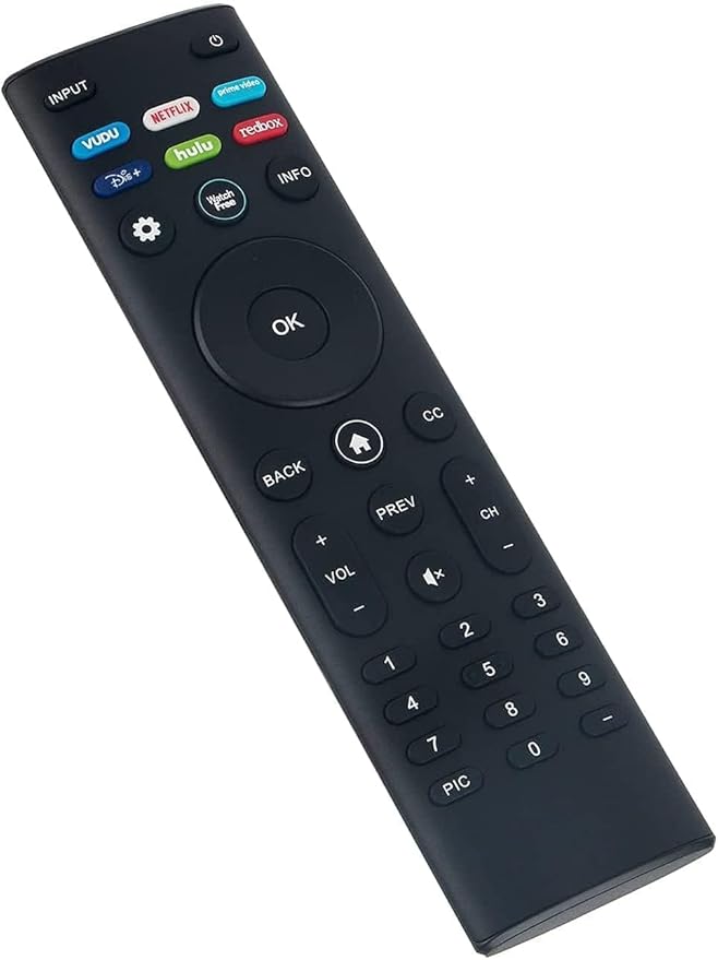 XRT140 Replaced Remote Control Compatible with All VIZIO Smart TVs D3 Series D4 Series D24h-J09 D24f-J09 D24f4-J01 D32h-J09 D32f-J04 D32f4-J01 D40f-J09 D43f-J04