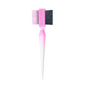 STYLE FACTOR EDGE BOOSTER® Mini Hammer Brush Travel Size | Baby Hair Brush & Double-Sided Edge Control Comb with Boar Bristles | Rat Tail for Precision Styling | Travel Brush for Edges & Baby Hair