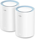 Cudy M1200 2-Pack AC1200 Whole Home Mesh WiFi System, AC1200 Dual Band WiFi by Cudy