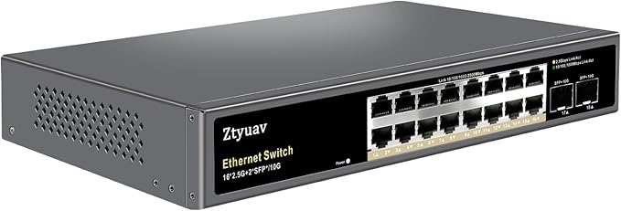 16 Port Unmanaged 2.5G Ethernet Switch by ProfessionalNetworkSwitchManufacturer