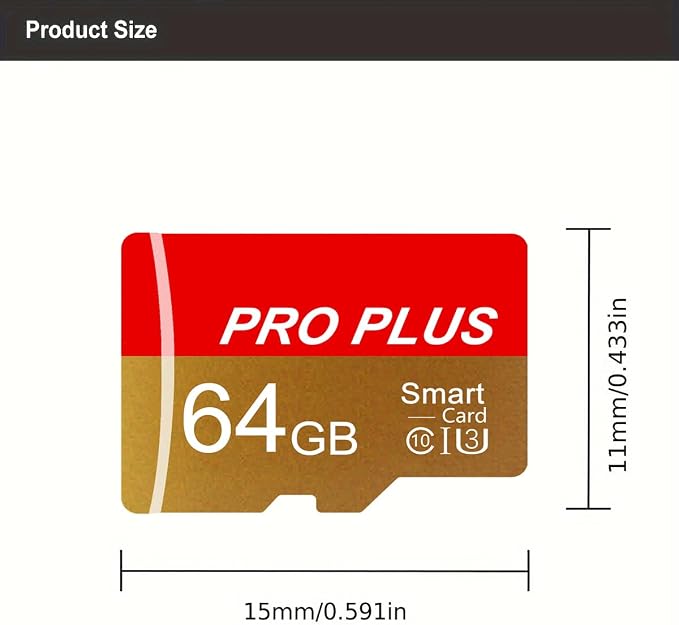 2 Pack Memory Card 64GB with Adapter, High Speed TF Card, UHS-I C10 A1 Memory - Image 7