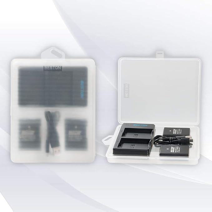 BESTON 2-Pack EN-EL14 / EN-EL14a Battery Packs and Rapid USB Charger Compatible - Image 7