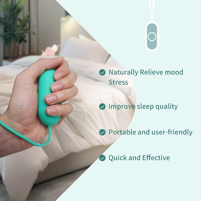 Handheld Relaxation Device,Compact Sleep Device,Massage Improved Mood and Focus Attention，Supports Calm,Small and Easy to Carry