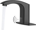 Touchless Bathroom Sink Faucets, Matte Black by Greenspring