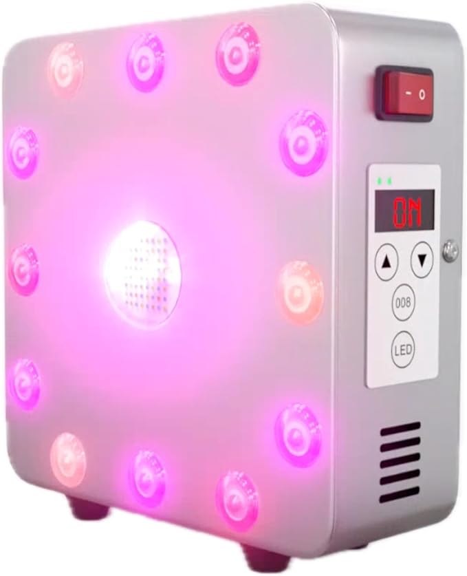 EMR-TEK Firewave | Red Light Therapy for Face & Body, Blend of Red (630nm 670nm) & Near-Infrared (830nm) Light | Portable LED Lamp for At-Home Skincare Wellness, Supports Recovery & Full-Body Sessions