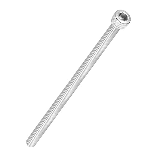 Kozelo 4pcs Socket Head Cap Screws - [M5-0.8 x 140mm] 304 Stainless Steel Allen Socket Drive for Electrical Motor 3D Printing Fan Engine Replacement Use, Silver