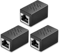 EZYUMM 3 Pack Ethernet Coupler, Premium Gold Plated Ethernet Extender, RJ45 by EZYUMM