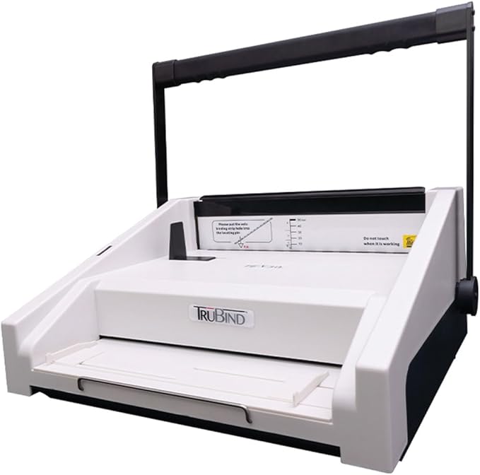 TruBind Hot Knife Velobind Binding Machine | 22 Sheet Punch Capacity | Bind up to 425 Sheets | 10 Second Bind Cycle | 1"- 2" Pin Length | 1-Year Warranty