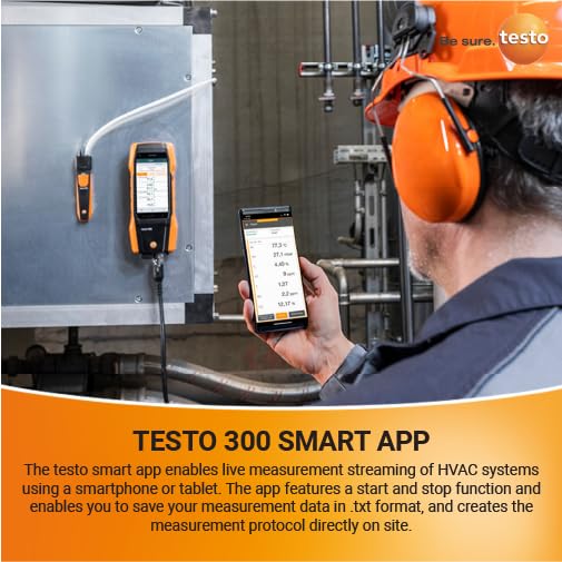 testo 300 Combustion Analyzer HVAC Kit - Image 6