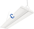 JTT 300/240/200W LED Linear High Bay Light, 45000LM Linear High Bay Shop Light Commercial 120-277V, 4/5000K Lights Shop Workshop Store Commercial Supermarket Warehouse Basement, 1-Pack ETL