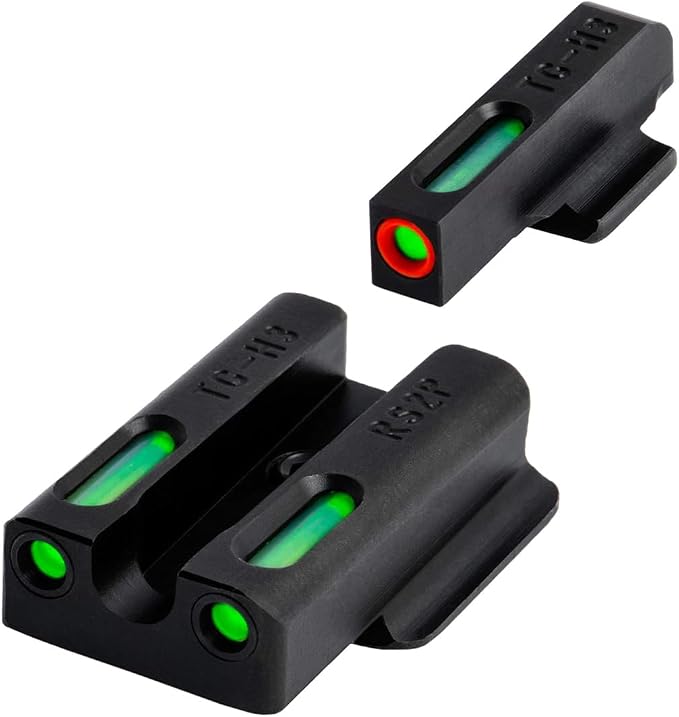Truglo TFX PRO Handgun Sight, Glowing Shock Proof Tritium and Fiber Optic Night by TruGloInc-Sports