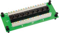 ICC CAT6 Ethernet Data Module, 8 Ports, UL Listed & PoE++ Rated, High-Performance Network Interface, Quick Push-Pin Mount, Fits 9", 14", and 28" Structured Wiring Enclosures