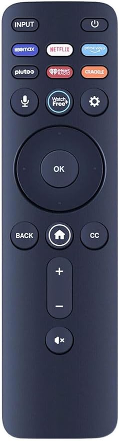 Universal Vizio Remote XRT260 Replaced IR Fit for All VIZIO Smart TV Smartcast 4K P-Series V-Series D-Series M-Series XRT136 XRT140 with Hbomax,Netflix,PrimeVideo,Plutotv,iHeartRadio,Crackle