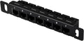 GeeekPi 7 inch 0.5U 7-Port Patch Panel, CAT6 Network Patch Panel by GeeekPi