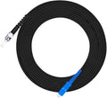 Jeirdus 100M SC to ST Outdoor Armored Simplex SM Fiber Optic Cable Jumper Optical Patch Cord Singlemode 9/125 100Meters 328ft SC-ST