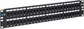 ICC CAT6 Feed-Through Patch Panel, 48 Port, 2U Rackmount, RJ45 Ethernet Patch by ICC