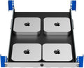 Mac mini Sliding Rack Shelf. Mounts 4 Mac Minis in A 19In Standard Rack.