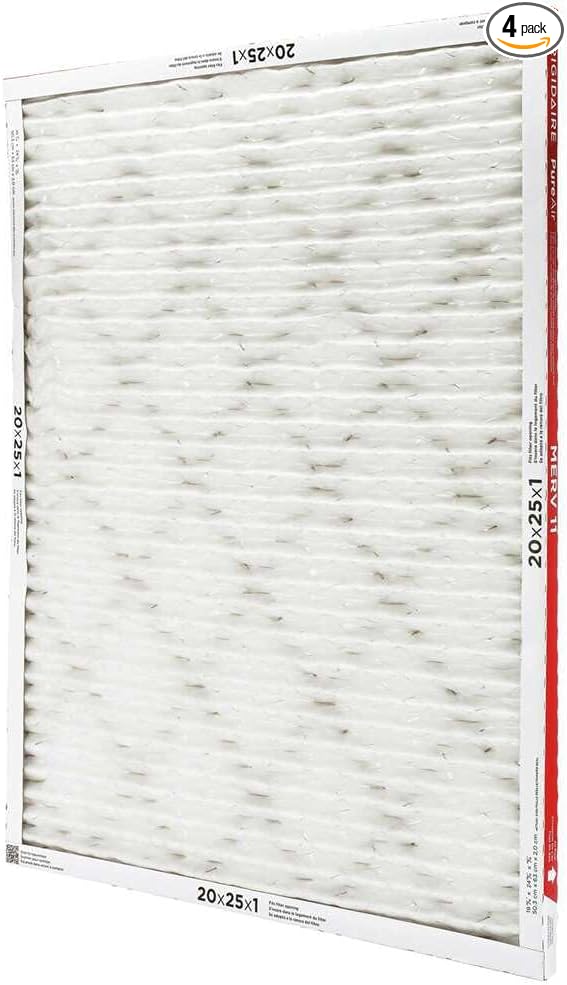 Frigidaire PureAir® 20" x 25" x 1" MERV 11 Air Filter - 4 Pack
