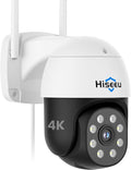 Hiseeu 4K 8MP Security Camera Outdoor, Wireless Home Security Camera by Hiseeu