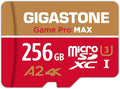【For Switch 1 Only】GIGASTONE 256GB Micro SD Card, 4K Game Pro MAX, A2 V30 by Gigastone