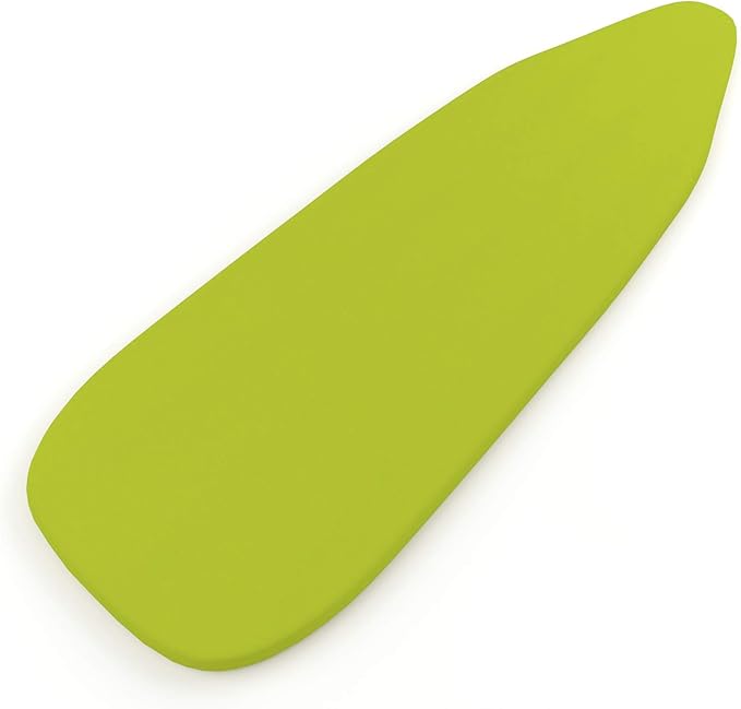 Encasa XO Ironing Board Cover and Pad 49"x18" - 4mm Felt Wide Iron Board Cover with Padding - Heat Resistant, Stain-Safe Dye, Non Slip Elastic Bungee Cord Tightening Iron Table Cover Lime Green
