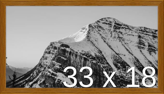 Frame It Easy 33 x 18 Hazel Wood Frame (Derby)