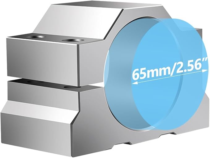 65mm CNC Spindle clamp Motor Bracket by Unknown