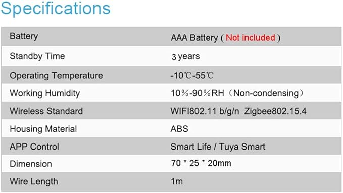 Tuya ZigBee Water Level Sensor Leakage Alarm Flood Leak Detector Smart Home - Image 6