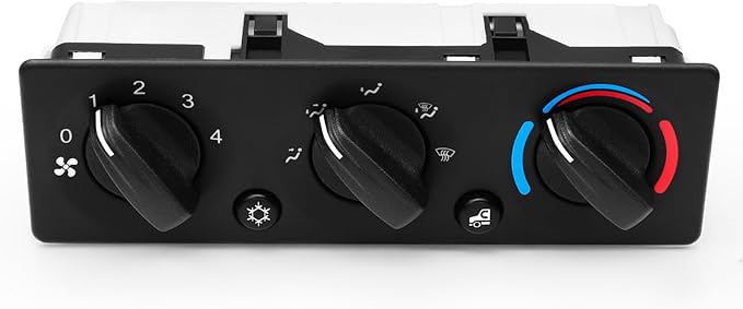 Q21-6012 AC Climate Control Module Compatible with Peterbilt 325 330 335 337 348 357 365 367 378 379 384 385 386 388 389 Trucks A/C Control Panel, Q216012 HVAC Air Temperature Controller Switch Unit
