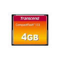Transcend CF133 CompactFlash Memory Card 4GB, DSLRs Camera Card, MLC NAND Flash by Transcend