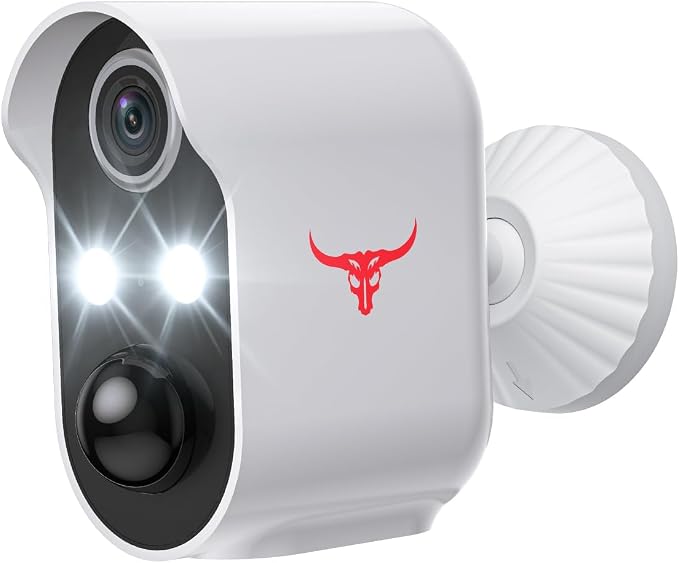 1080P Wireless Security Camera Outdoor, Battery Powered, AI Human Detection by Unknown