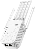 WiFi Extender Signal Booster for Home, AC1900Mbps Dual Band, Covers up to 12880 sq.ft & 105 Devices, New 6X Faster Wireless WiFi Extender with Ethernet Port, WiFi Booster Compatible with All Routers
