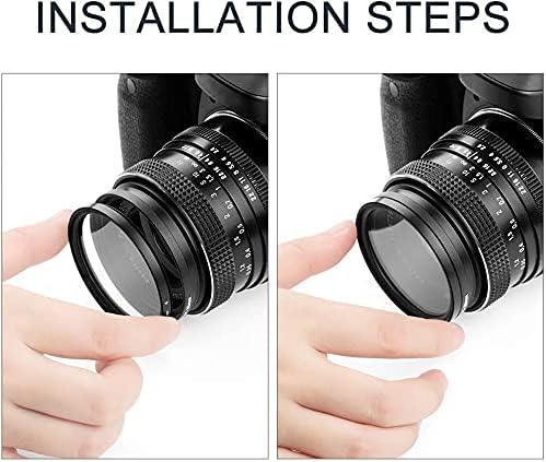 Sedremm Compatible with 62mm Star Filter 3 Pieces Starburst Lens Filter Canon - Image 5