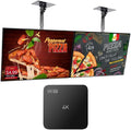 Lunzn Digital Signage Advertising Display Box Commercial AD Media Player for Restaruant Shopping Mall Marketing Business (YM05/1+8G)
