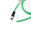 AConnect M12 A Code 8 Pin Female to Flying Leads Cable Industrial Aviation Sensor Waterproof Electrical Shielded Cable for Industrial Cameras Automation Device Network Fieldbus Module 2M