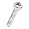 Kozelo 60pcs Socket Head Cap Screws - [M1.6-0.35 x 12mm] 304 Stainless Steel Allen Socket Drive for Electrical Motor 3D Printing Fan Engine Replacement Use, Silver