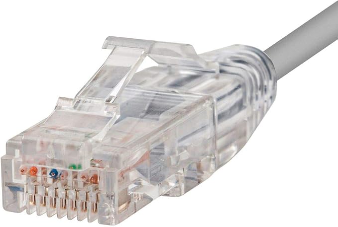 Monoprice Cat6 6in Gray Component Level Patch Cable UTP 28AWG 550MHz Pure Bare - Image 3