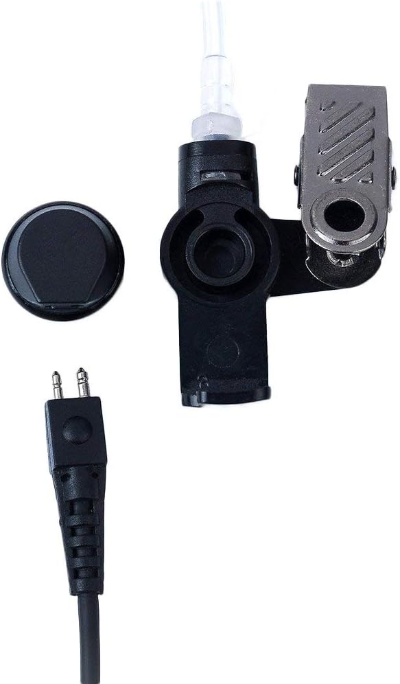 2 Pcs 2-Wire Surveillance Acoustic Tube Walkie Talkie Earpiece/Headset - Image 9