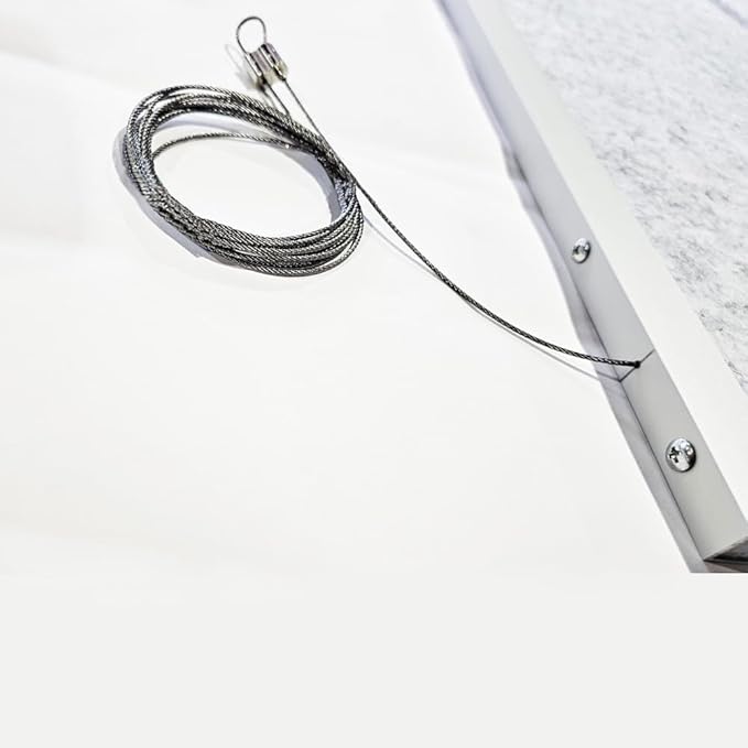 Escape Acoustic Wall Art | Matrix Design | Suspended Sound Proofing Panels | Eco-Friendly Recycled Material | 4X7 | Red