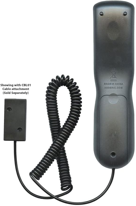 4-in-1, 4-Device IR Universal Remote Control with Macro, Learning, Backlit, Netflix Apps Keys for All TVs, Streaming Players, BluRay Player, Audio, Cable, Roku, Apple TV and More - Anderic RRU401