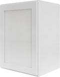 Wall Kitchen Cabinets, RTA Cabinets, White Shaker Cabinet, Wall Mounted, RTA Upper Cabinet, Modern for Kitchen and Bathroom with Door (White, 21" W x 36" H x 12" D)