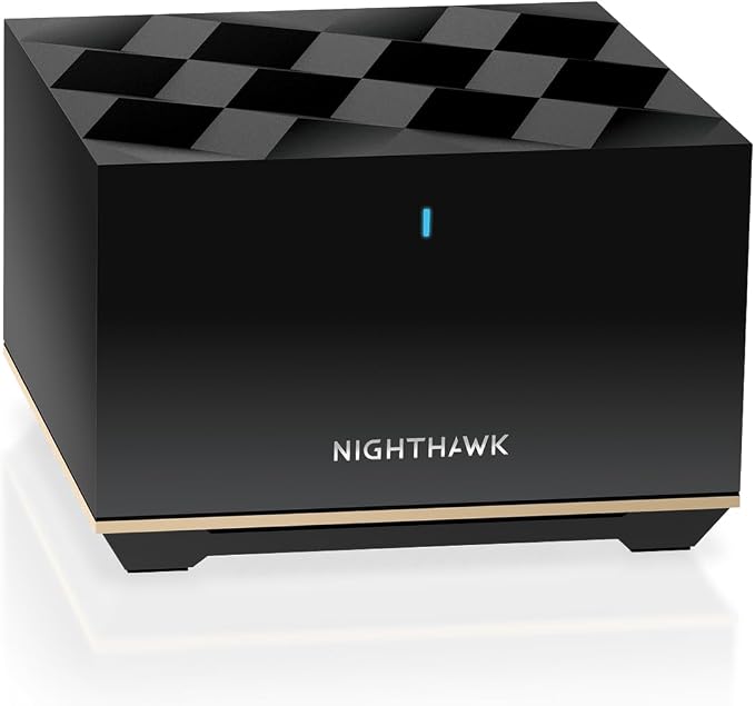 NETGEAR Nighthawk Tri-Band Whole Home Mesh WiFi 6E Add-on Satellite – Works by NETGEAR