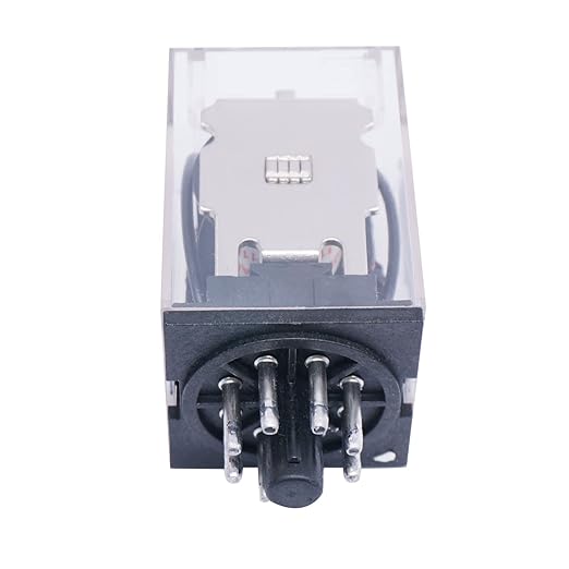 TWTADE/JTX-2C, MK2P-I DPDT Power Relay with Plug-in Terminal Socket Base, AC 110V Coil, 8 Pin 2NO 2NC AC 110V